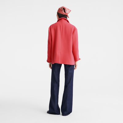 null Straight peacoat, Blush