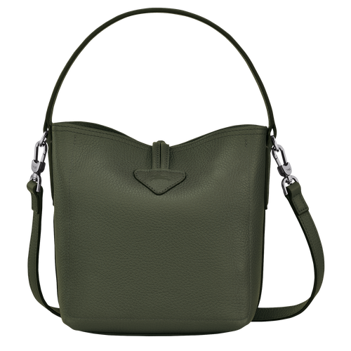 Roseau Essential XS Bucket bag , Khaki - Leather - View 4 of  5
