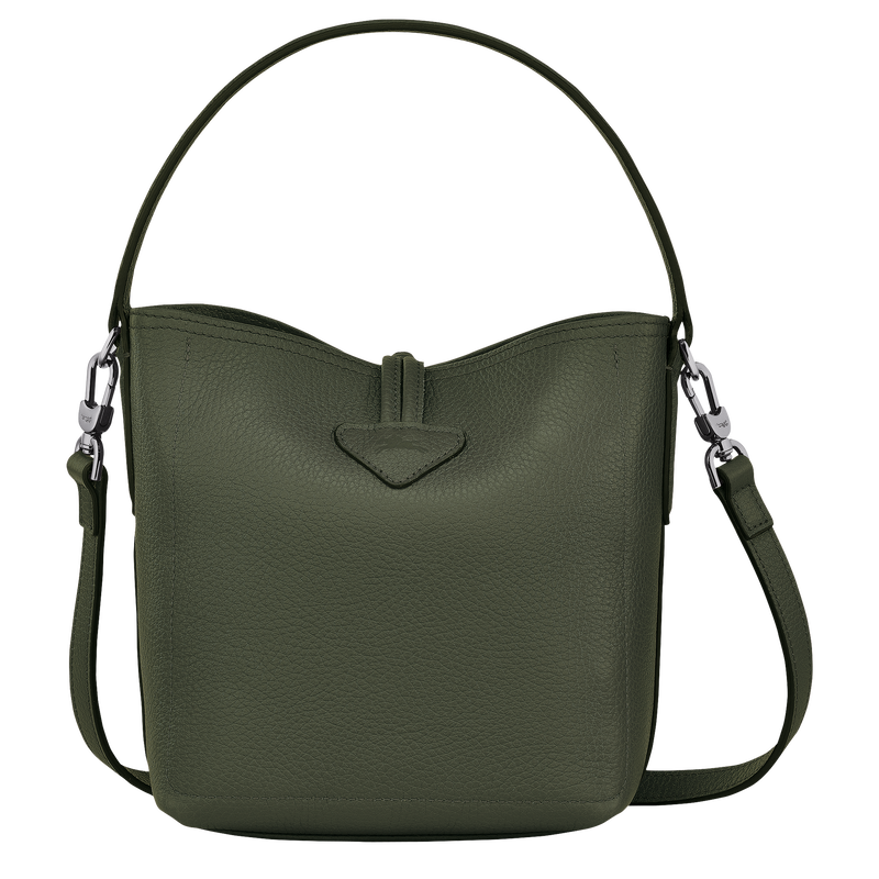 Roseau Essential XS Bucket bag , Khaki - Leather  - View 4 of  5