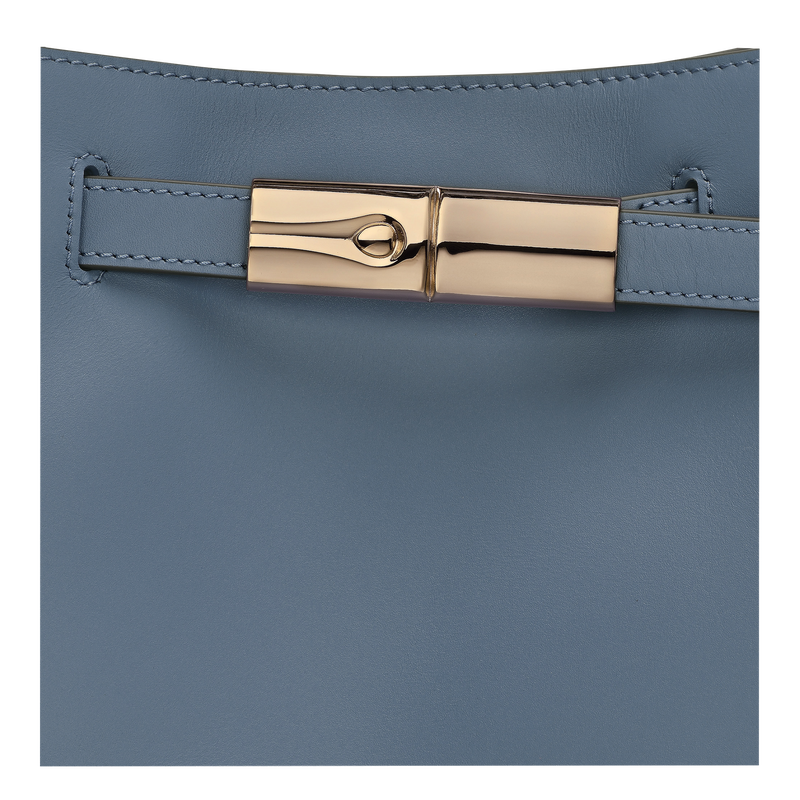 Le Smart Shoulder bag , Slate - Leather  - View 6 of  6
