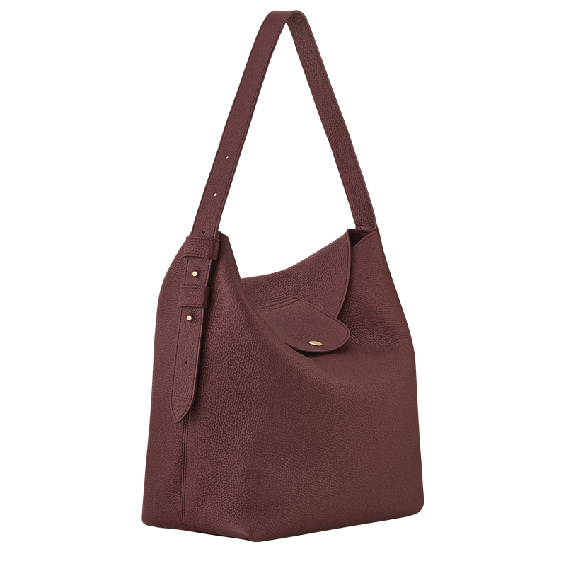 Le Cadence M Shoulder bag , Burgundy - Leather  - View 2 of  5