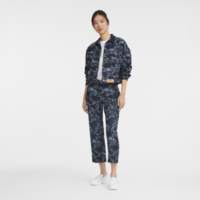Jacket , Navy - Denim