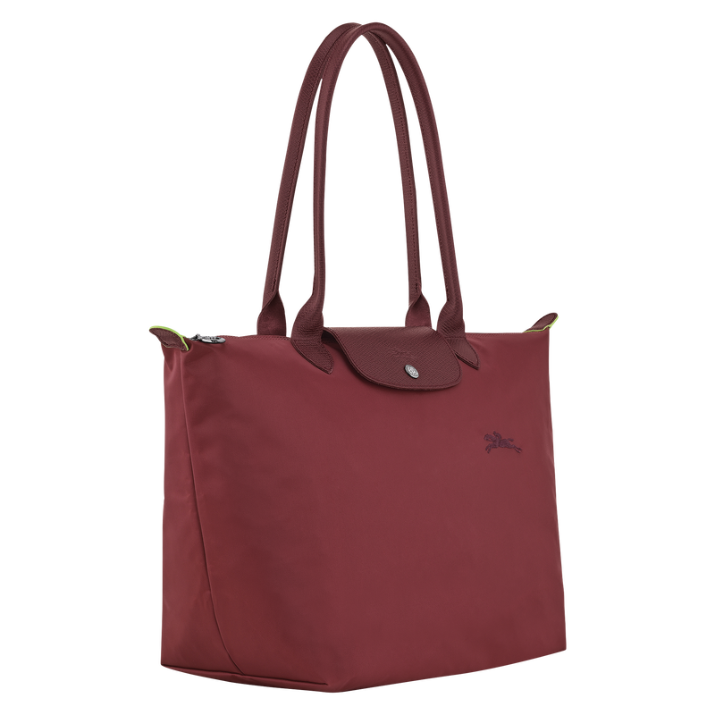 Le Pliage Green L Tote bag , Pomegranate - Recycled canvas  - View 3 of  7