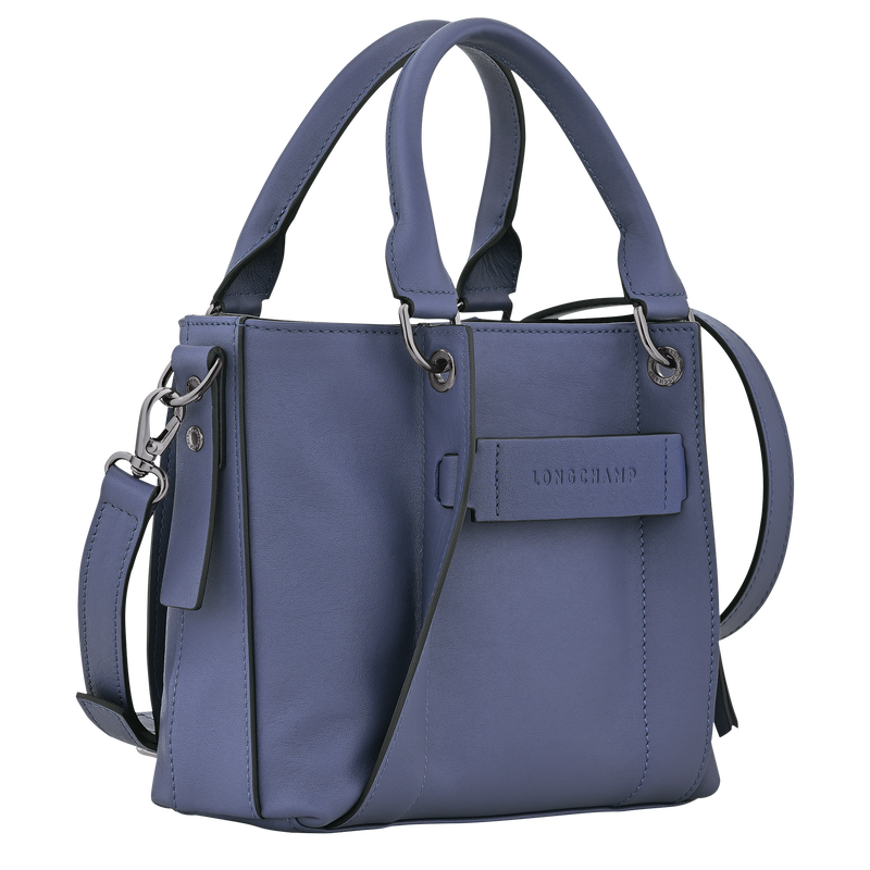Longchamp 3D S Handbag , Thistle - Leather  - View 3 of  6