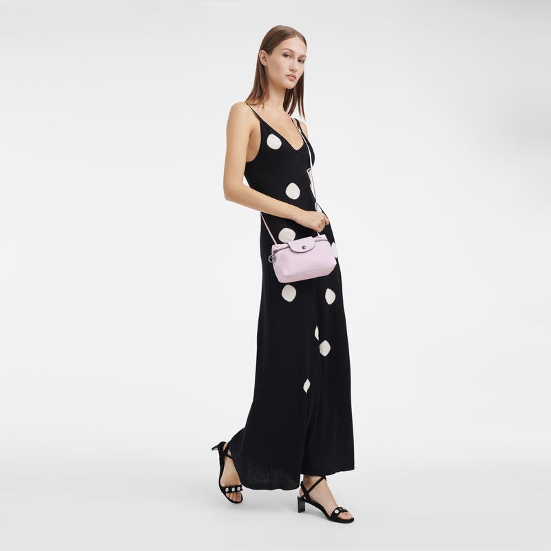 Longchamp pink leather bag shop