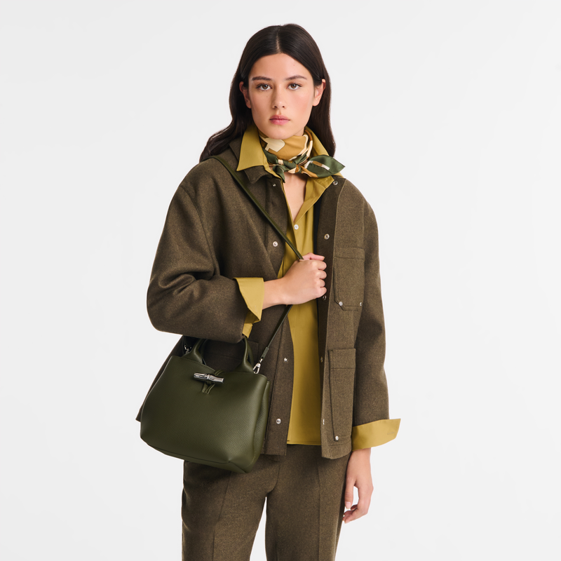 Le Roseau S Handbag , Fir - Leather  - View 2 of  6