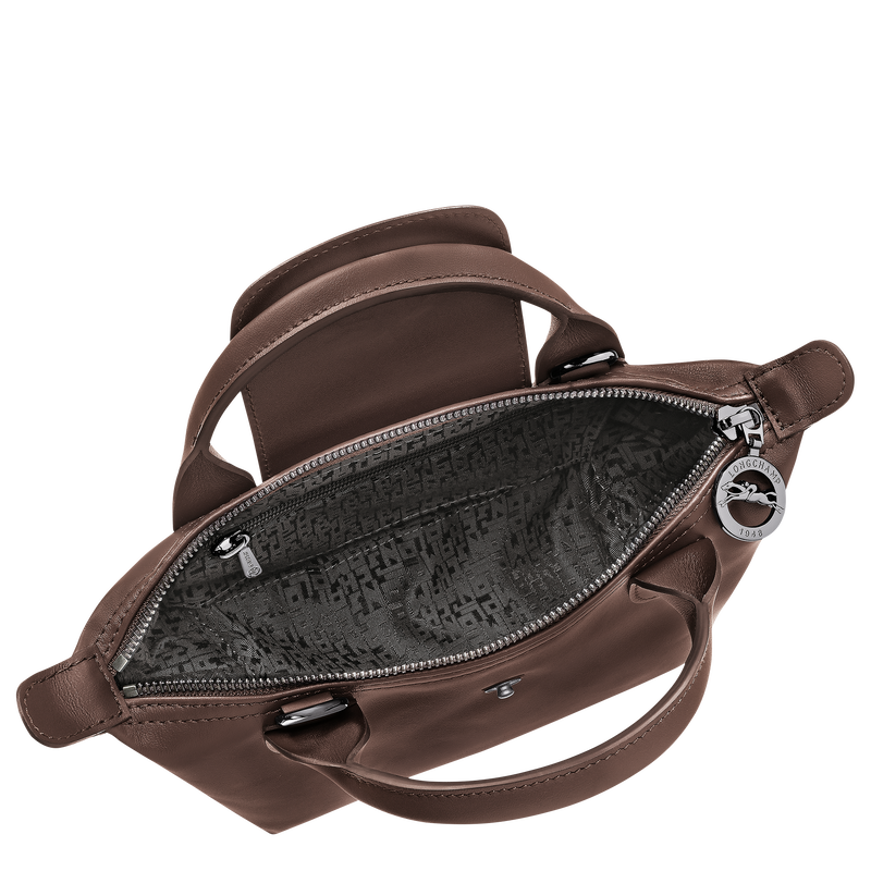 Le Pliage Xtra XS Handbag , Mocha - Leather  - View 4 of  5