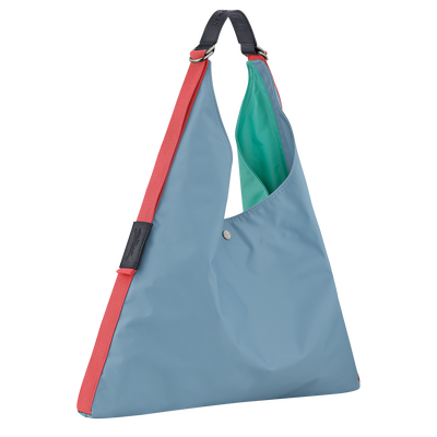 Re-Play Shoulder bag XL, Thunderstorm/Turquoise