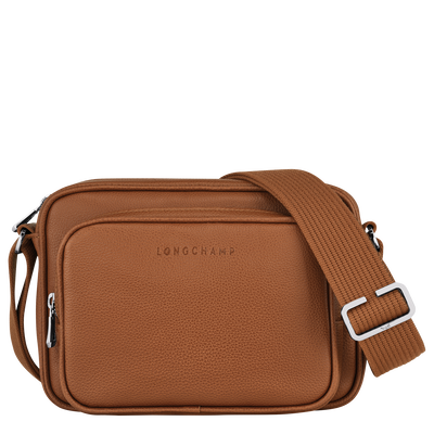 Le Foulonn&eacute; S Camera bag , Caramel - Leather