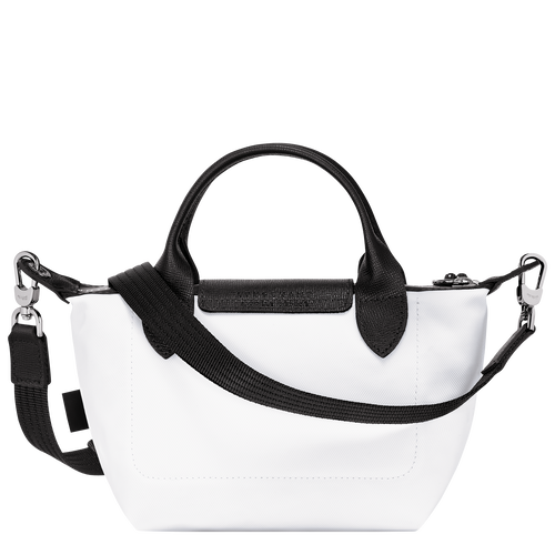 Le Pliage Energy XS Handbag , White - Recycled canvas - View 4 of  6