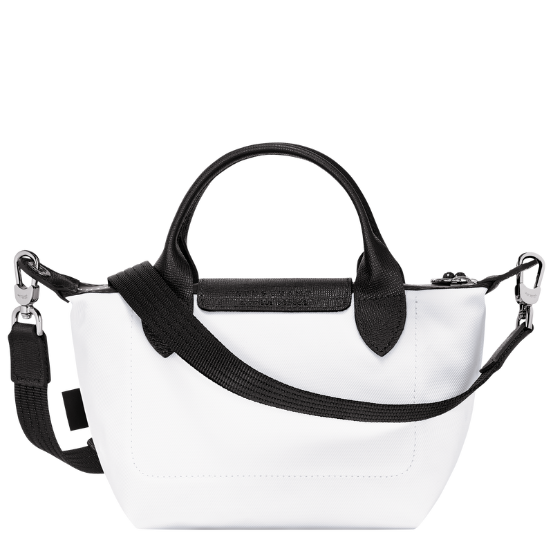 Le Pliage Energy XS Handbag , White - Recycled canvas  - View 4 of  6