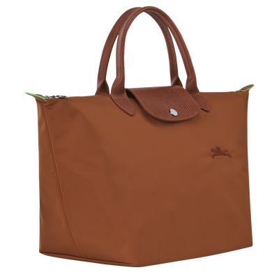 Le Pliage Green Handbag M, Cognac
