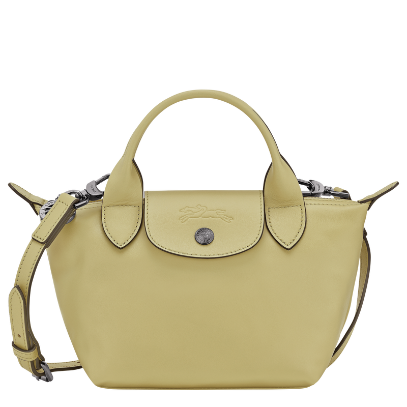 Le Pliage Xtra XS Handbag , Pistachio - Leather  - View 1 of  6