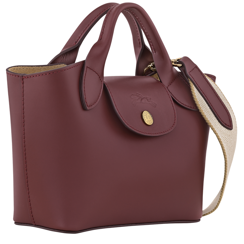 &Eacute;pure XS Tote bag , Burgundy - Leather  - View 3 of  6
