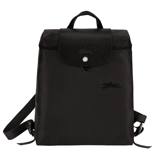 Le Pliage Green M Backpack , Black - Recycled canvas - View 1 of  6