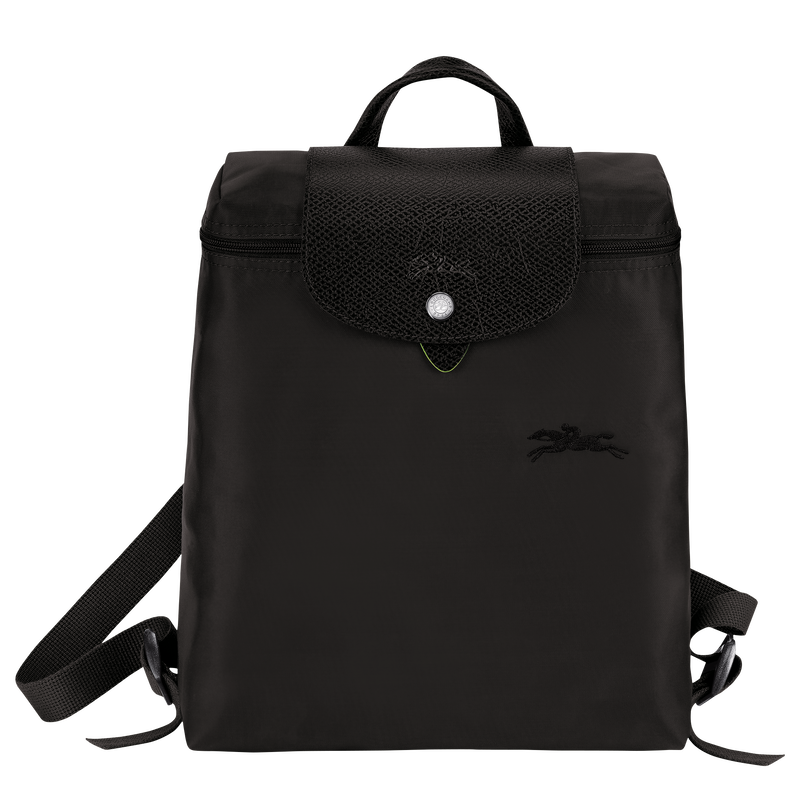 Le Pliage Green M Backpack , Black - Recycled canvas  - View 1 of  6