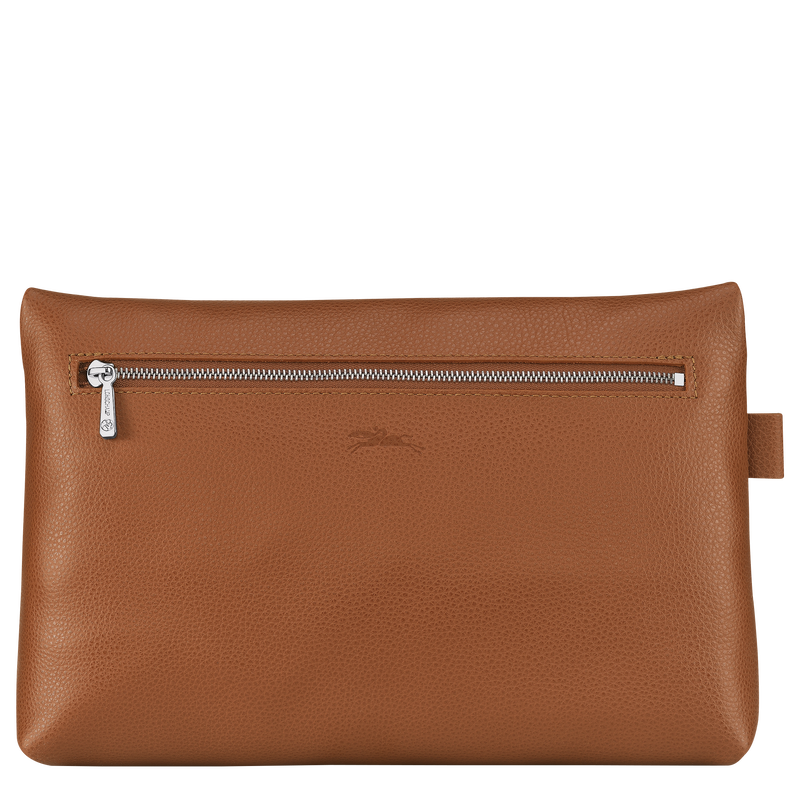 Le Foulonn&eacute; Toiletry case , Caramel - Leather  - View 3 of  3