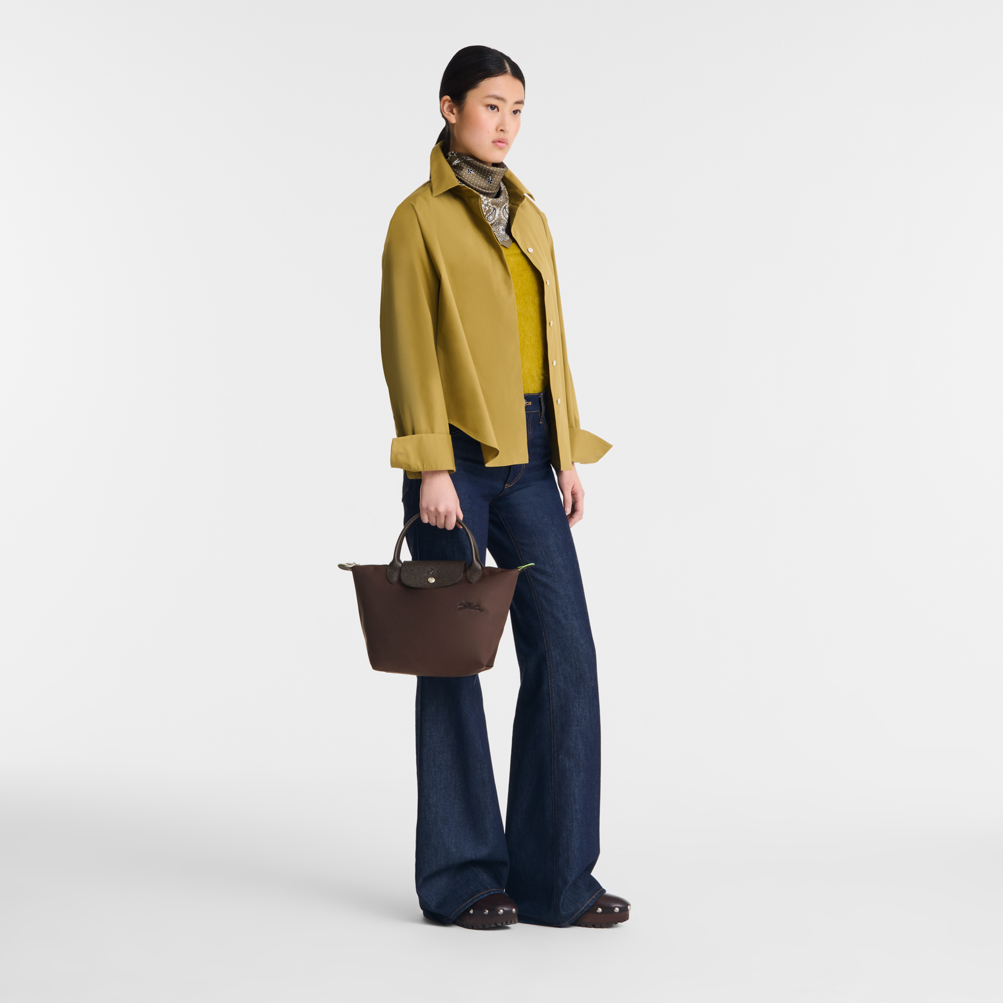 Handbag S, Mocha - View 2 of
7 - zoom in Le Pliage Green Handbag S, Mocha
