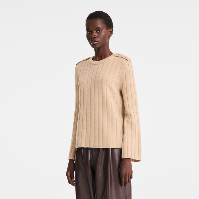 Sweater , Sand - Knit  - View 3 of  5