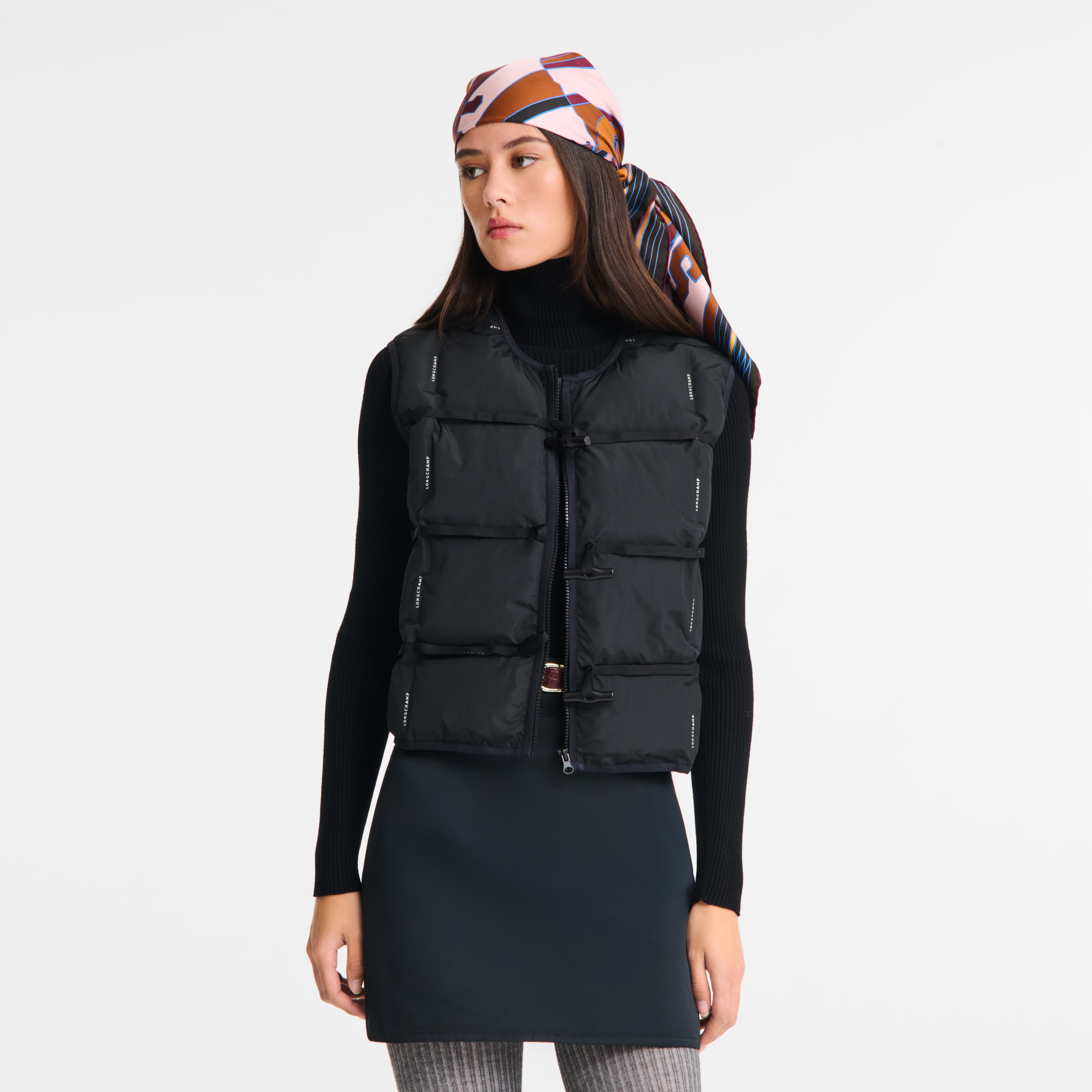 Sleeveless cardigan, Black - View 4 of
4 - zoom in null Sleeveless cardigan, Black