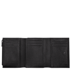 Le Roseau Essential Wallet , Black - Leather