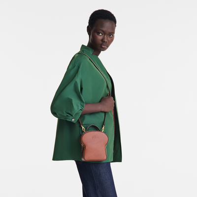 Épure XS Toast bag , Brown - Leather