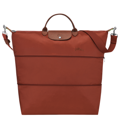 Le Pliage Green Travel bag expandable, Chestnut