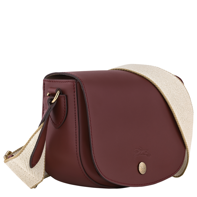 &Eacute;pure S Crossbody bag , Burgundy - Leather  - View 3 of  6