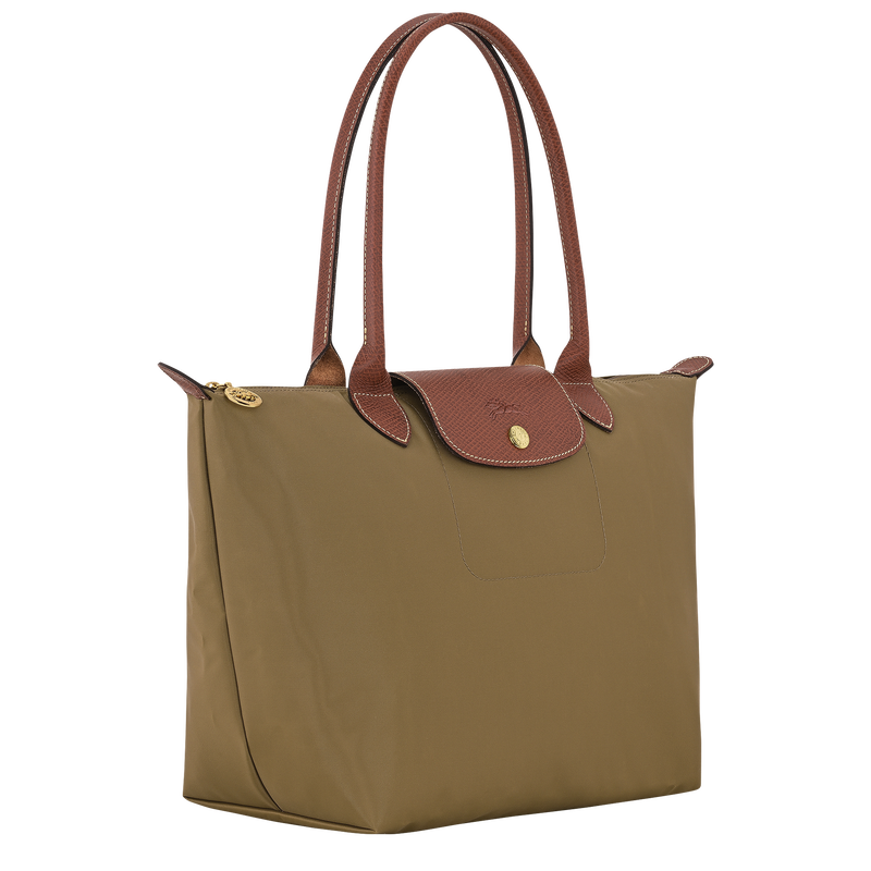 Le Pliage Original M Tote bag , Olive - Recycled canvas  - View 2 of  6