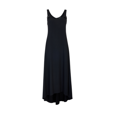 Dress , Black - Crepe