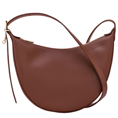 Le Foulonné S Crossbody bag , Coffee - Leather