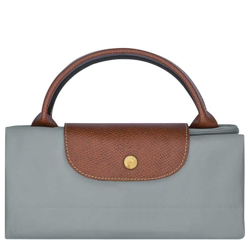 Le Pliage Original M Travel bag , Steel - Recycled canvas  - View 5 of  5