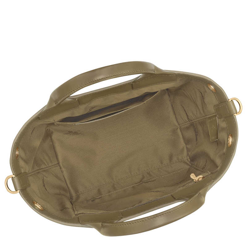 Le Roseau S Handbag , Olive - Leather  - View 6 of  7