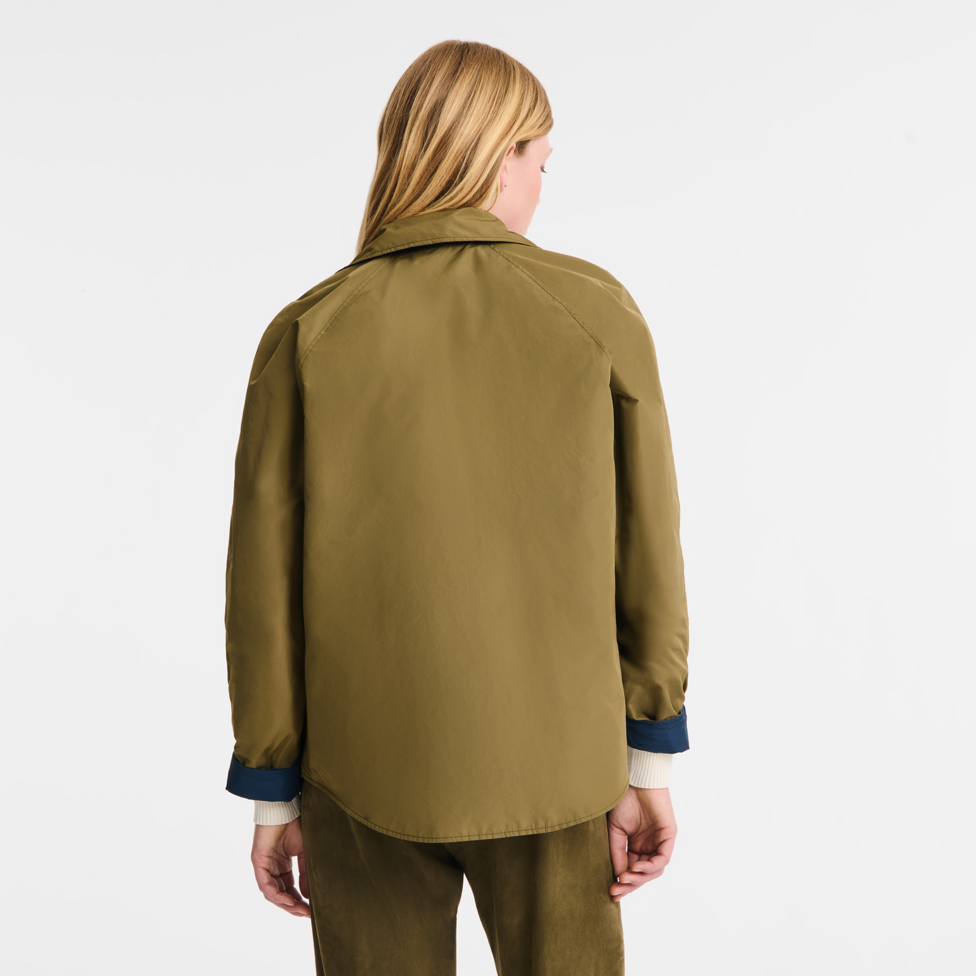 null Padded blouson, Navy/Artichoke