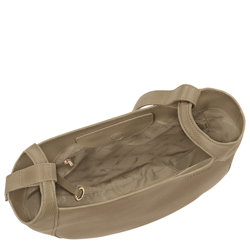 Le Foulonn&eacute; L Hobo bag , Lichen - Leather  - View 5 of  7