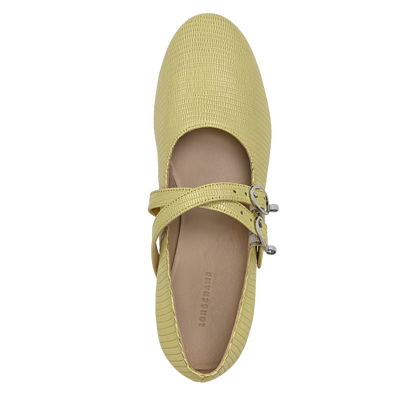 Le Foulonn&eacute; Ballerinas, Lime