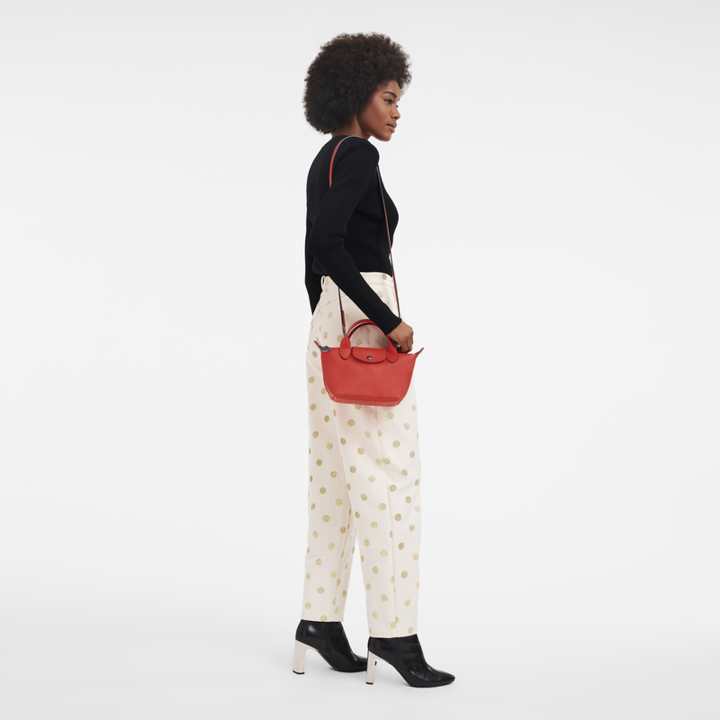 Le Pliage Xtra XS Handbag Orange Leather Longchamp TH