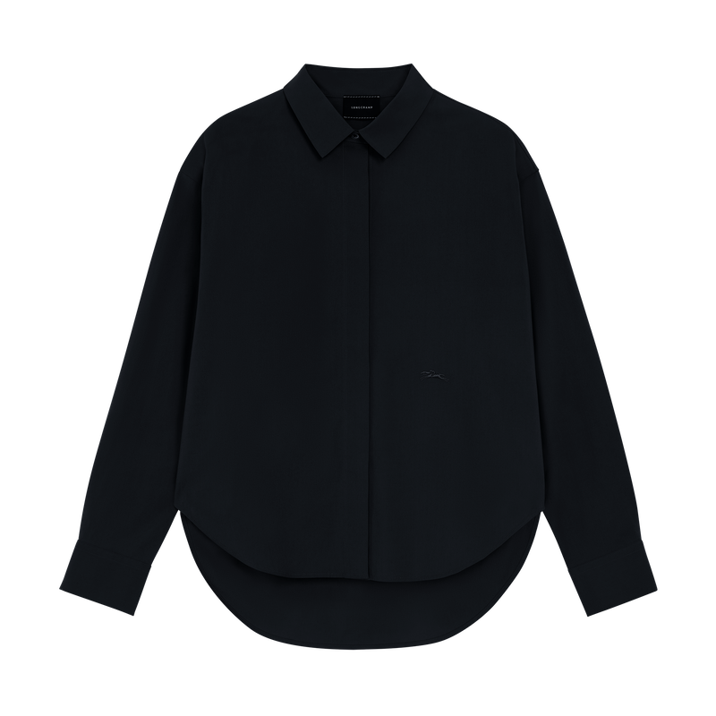 Shirt , Black - Cotton poplin  - View 1 of  1