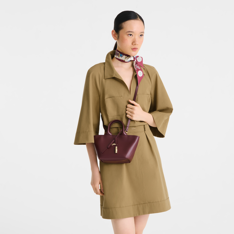 Le Roseau , Burgundy - Leather  - View 2 of  6