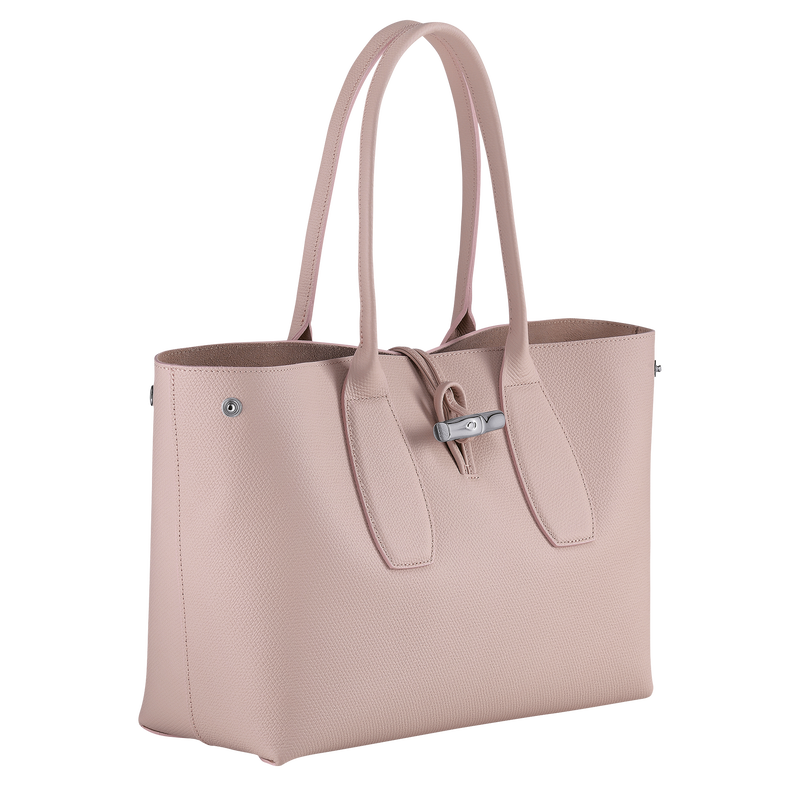 Roseau L Tote bag Powder Leather Longchamp TH
