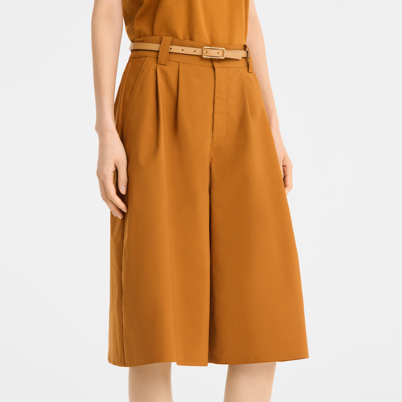 Shorts , Caramel - Technical poplin  - View 3 of  5