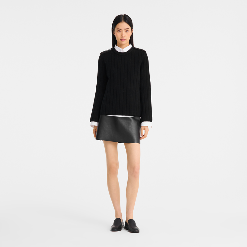 Sweater , Black - Knit  - View 2 of  5