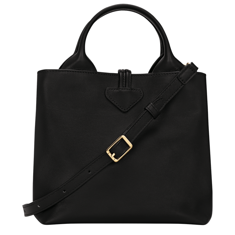 Le Roseau S Handbag , Black - Leather  - View 4 of  7