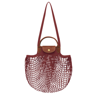 Le Pliage Filet L Mesh bag , Mahogany - Canvas