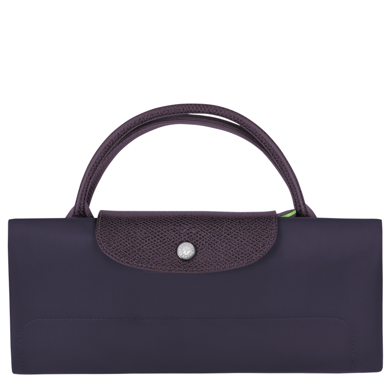 Le Pliage Green M Travel bag , Bilberry - Recycled canvas  - View 6 of  6