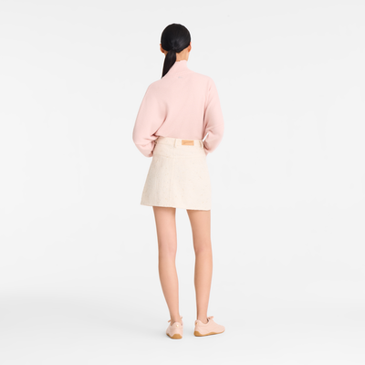null Skirt, Ivory