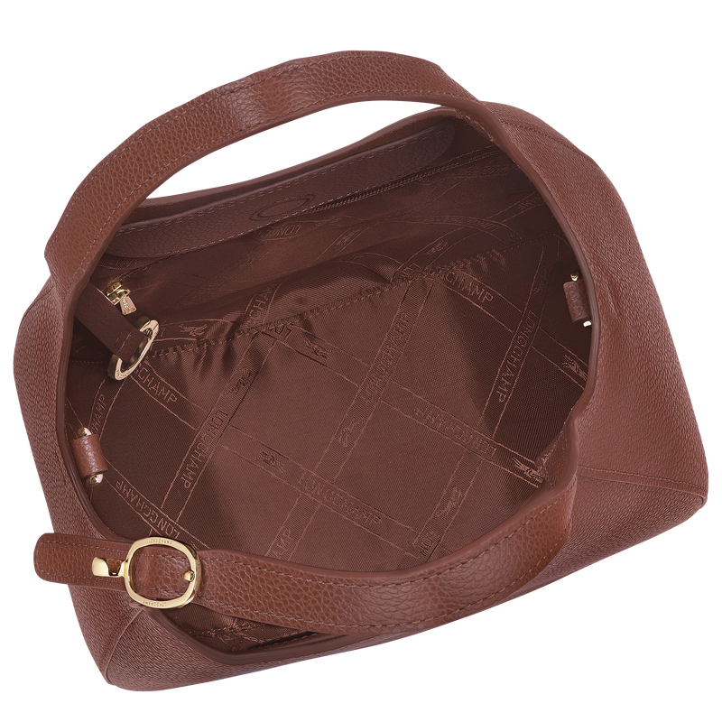 Le Foulonné S Handbag , Coffee - Leather  - View 6 of  7