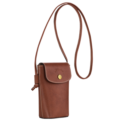&Eacute;pure Phone case with leather lace, Brown