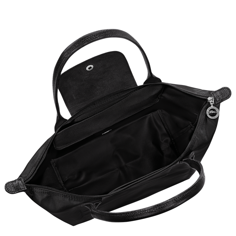 Le Pliage One M Tote bag , Black - Recycled canvas  - View 5 of  8