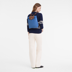 Le Pliage Original M Backpack , Cobalt - Recycled canvas